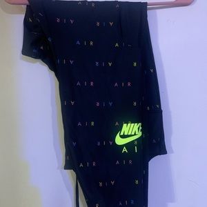 Nike all over logo leggings